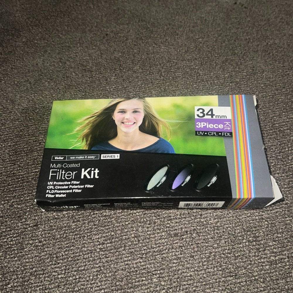 Vivitar Multi-Coated Filter Kit 34mm